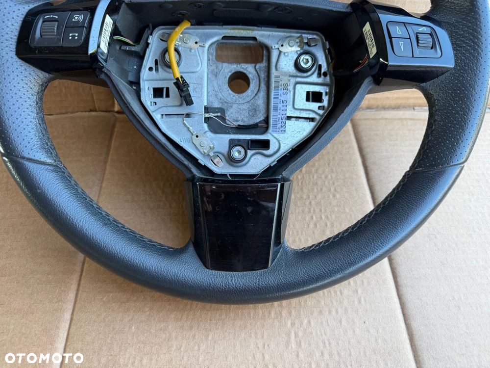 Kierownica skórzana skóra Opel Astra H III Zafira B multifunkcja - 2