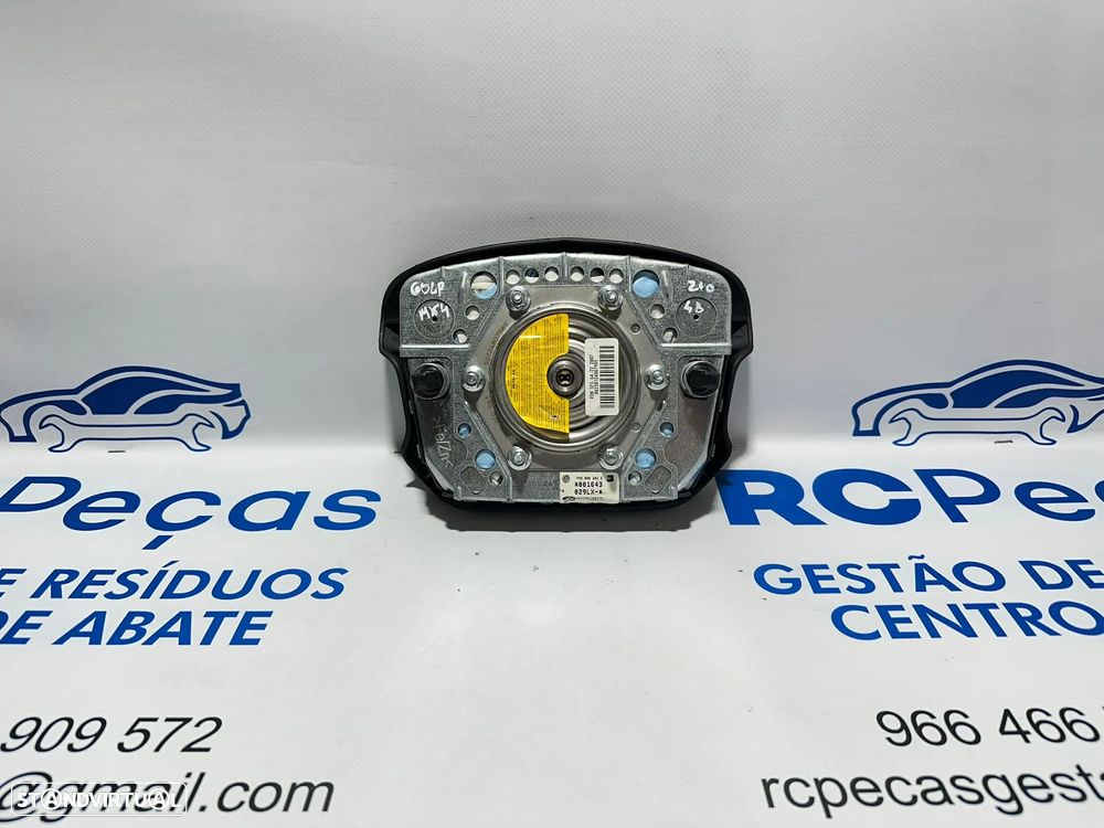 .Airbag Volante Condutor Original Volkswagen Touareg 1 7M9880201E 2002 - 2010 - 5