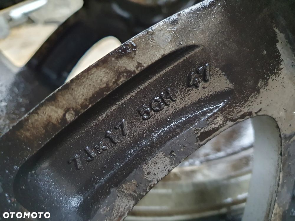 RENAULT 4X KOŁA ALUFELGI 17" 7J ET47 5x114.3 ORYGINALNE FELGI ALUMINIOWE 8200589047 SPIDER + OPONY 45/225/R17 6MM KOMPLET KÓŁ - 7
