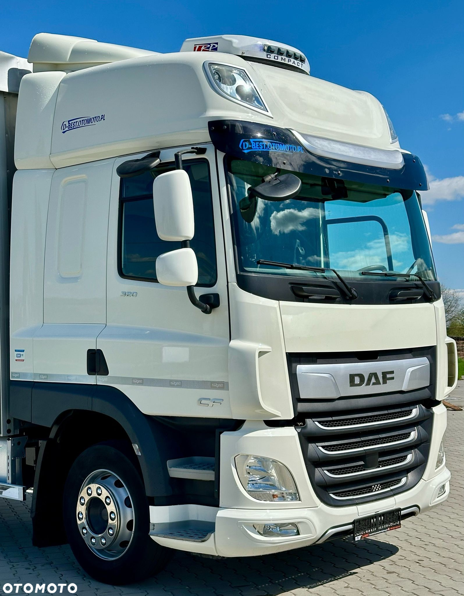DAF CF 320 / FIRANKA / 21 EUROPALET / SYPIALKA / AUTOMAT / KLIMA POSTOJOWA / 2021 ROK - 7
