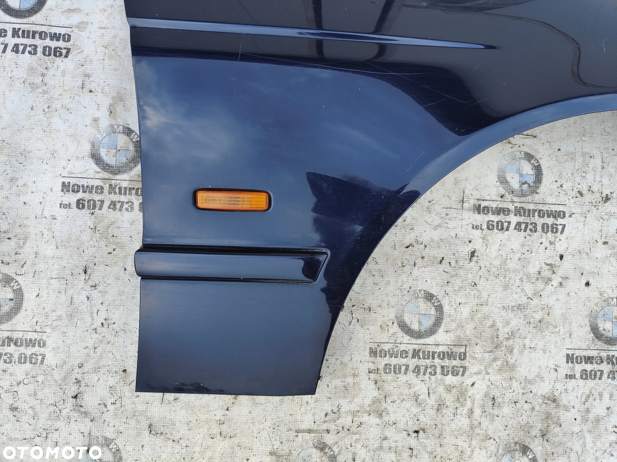 BMW E39 Błotnik prawy przedni przód Orientblau - 2