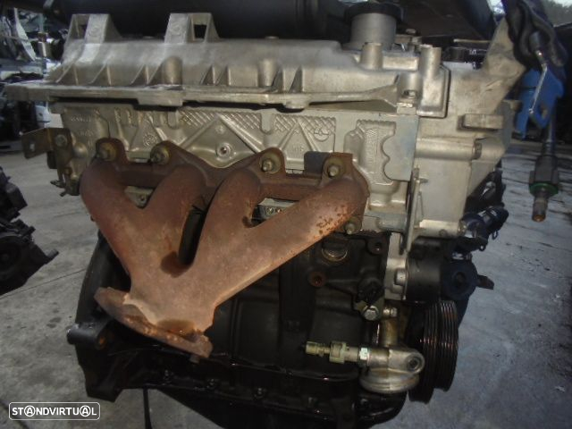 Motor D7FD720 RENAULT CLIO 2 1998 1.2I 60CV 5P PRETO - 2