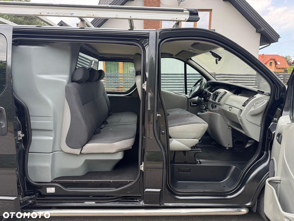 Opel VIVARO Klima Elektryka Duża Navi Tempomat Dubel Kabina Brygadówka 6os Hak Rury Pdc - 16