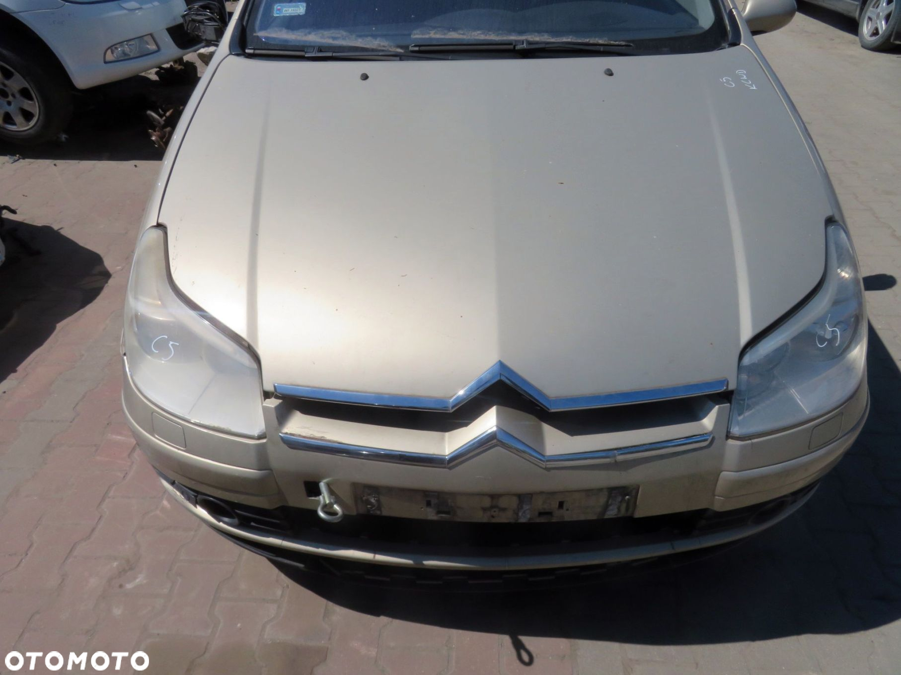 MASKA POKRYWA SILNIKA C5 II LIFT KCWD ZŁOTY CITROEN 2004-2007 - 2