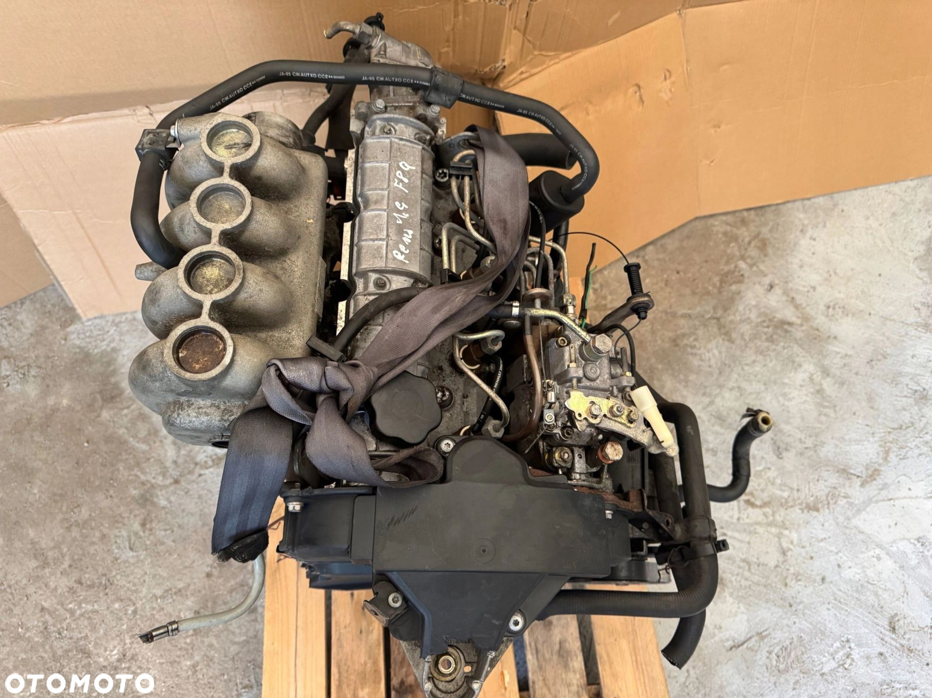 SILNIK KOMPLETNY RENAULT 19 CLIO KANGOO 1.9 D 65KM F8Q SPRAWDZONY - 6