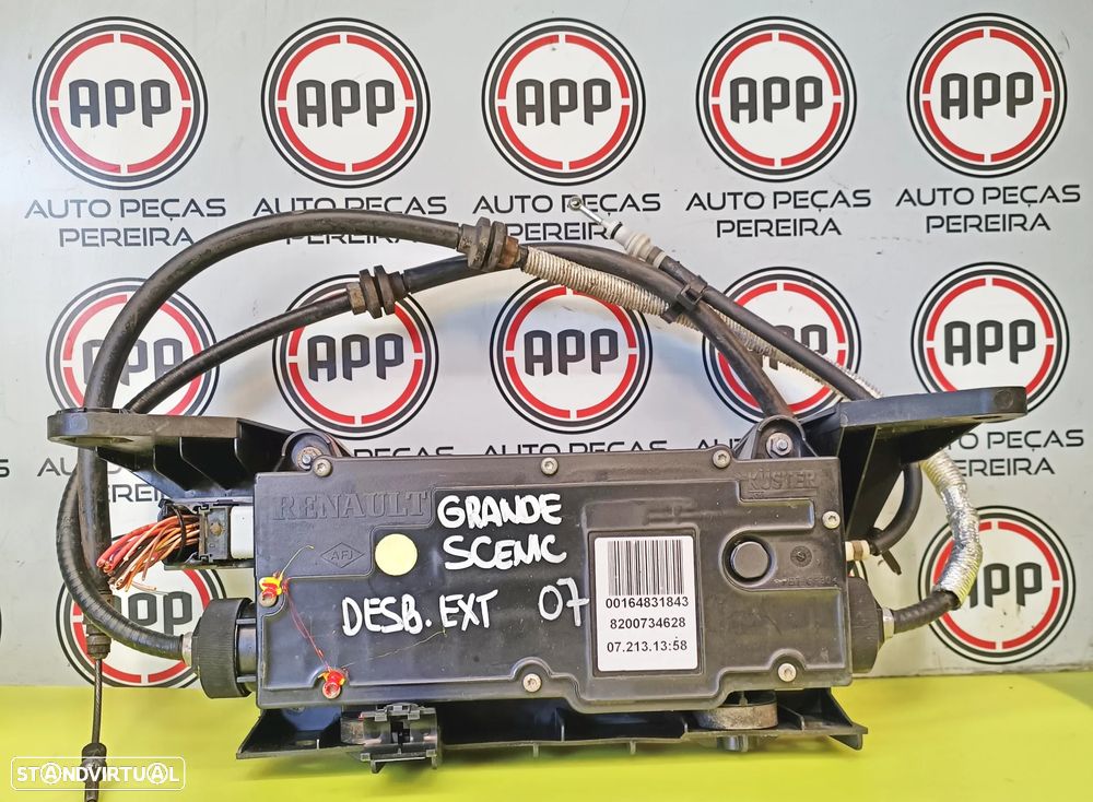 Travão de mão eléctrico Renault Grande Scenic de 2007, 7 lugares.