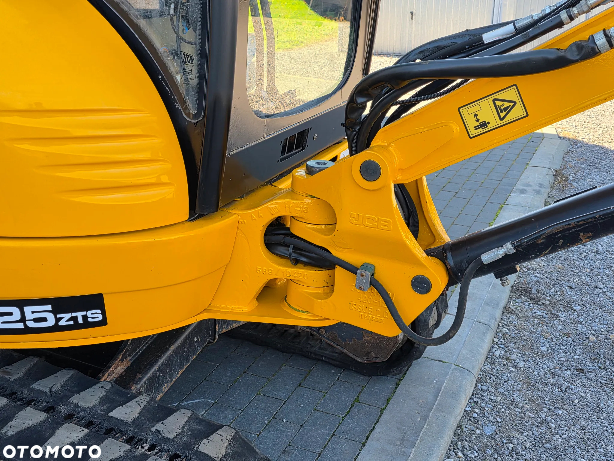 JCB JCB 8025 ZTS mini koparka sprowadzona 3 łyżki 8026 1 wł ładna - 10