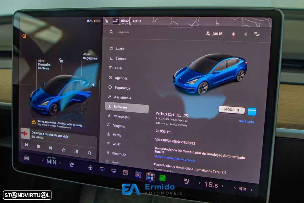Tesla Model 3 Long Range Tração Integral - 30