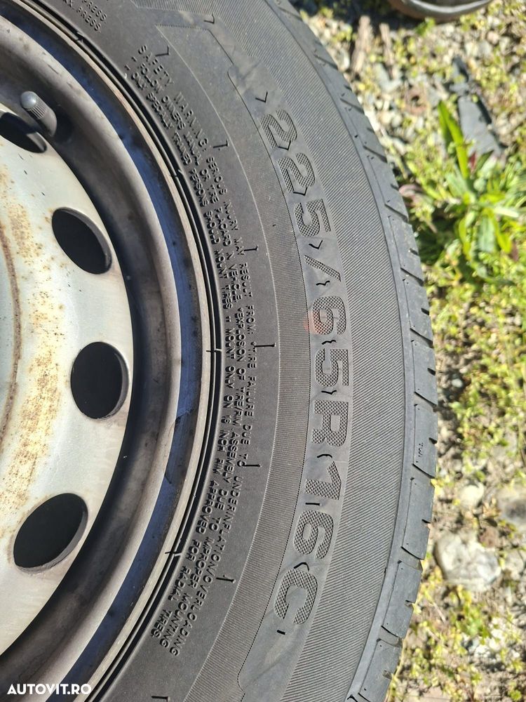 Jante cu cauciucuri Renault Master an 2022 225/65r16c - 5