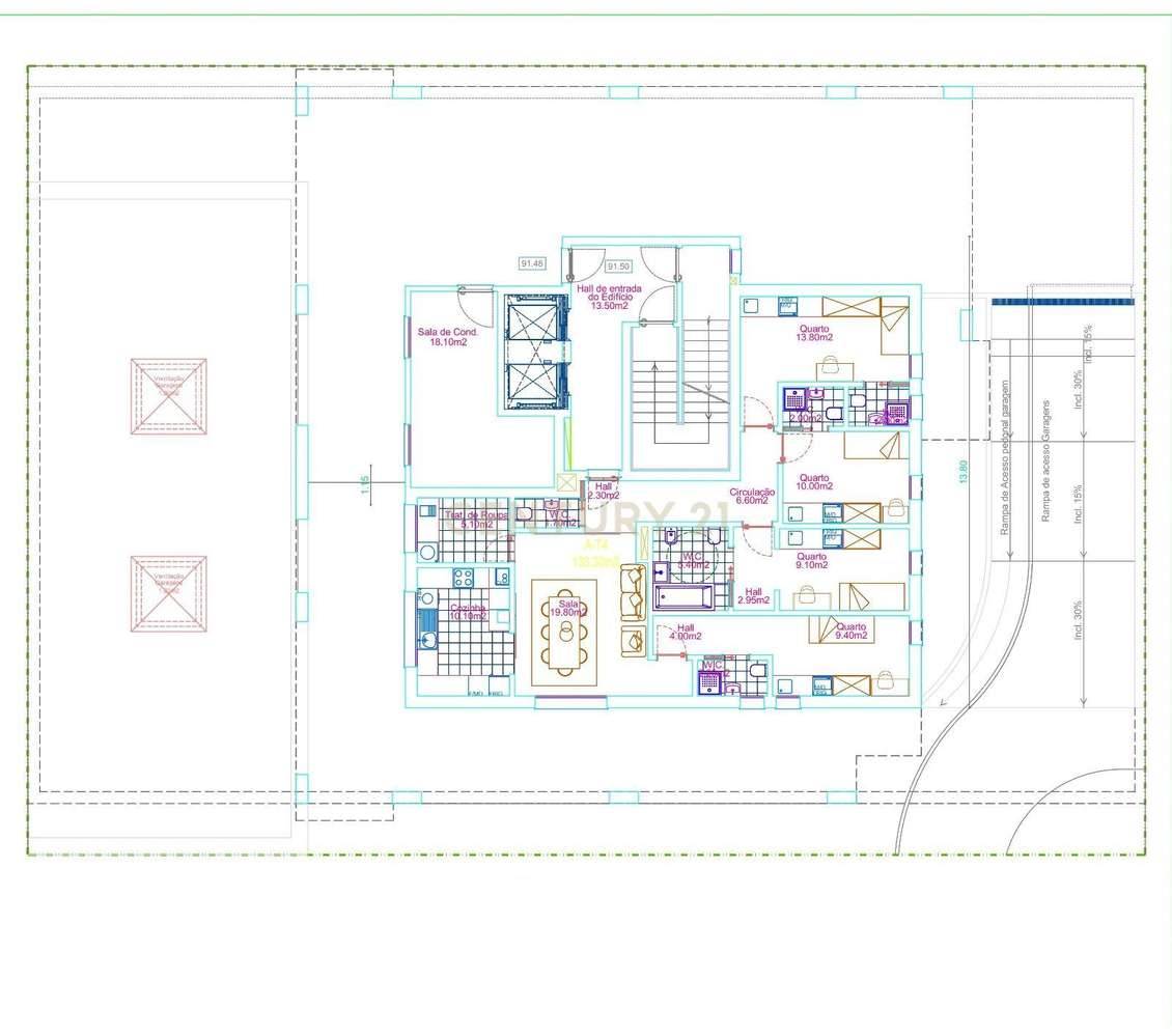 Apartamento T3 Duplex, em Construção, na Marinha Grande - Grande imagem: 4/4
