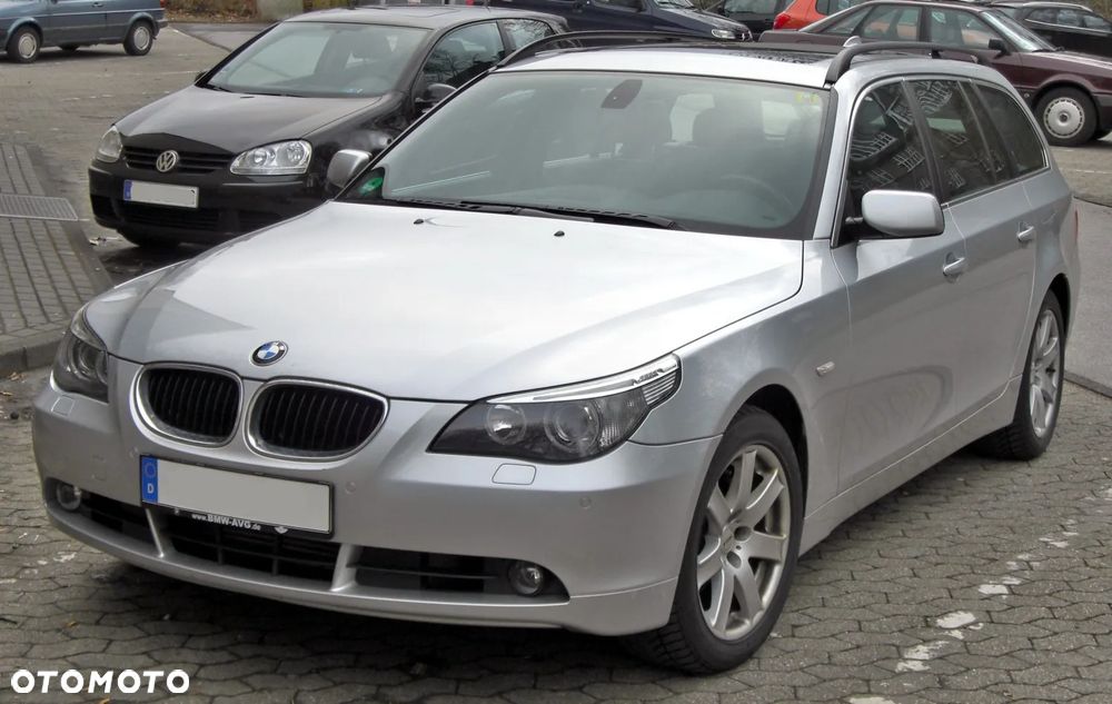 Przód maska błotnik lampy pas przedni BMW e60 e61 354 Titansilber Europa - 1