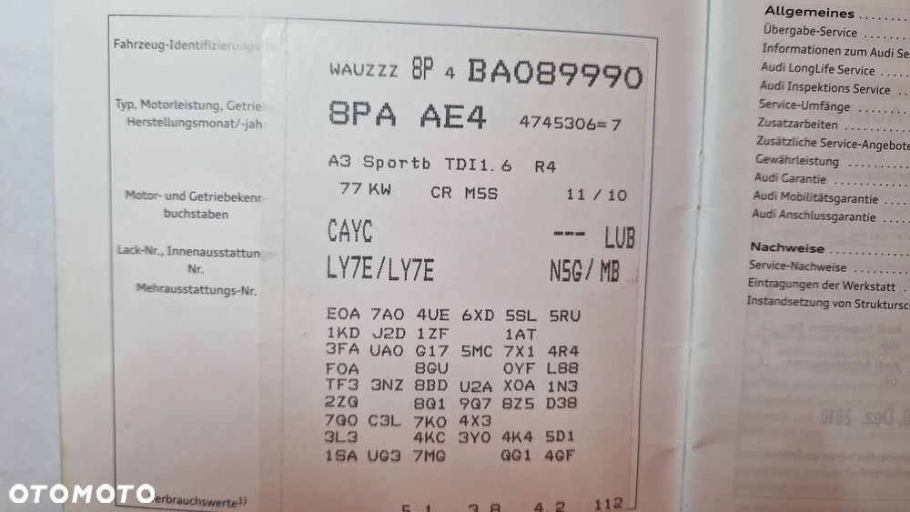 Audi A3 Sportback 1.6 TDI DPF Attraction - 39