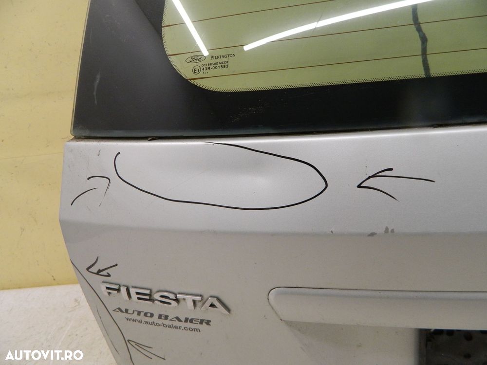 Hayon Ford Fiesta, 2002, 2003, 2004, 2005, 2006, 2007, 2008. - 8