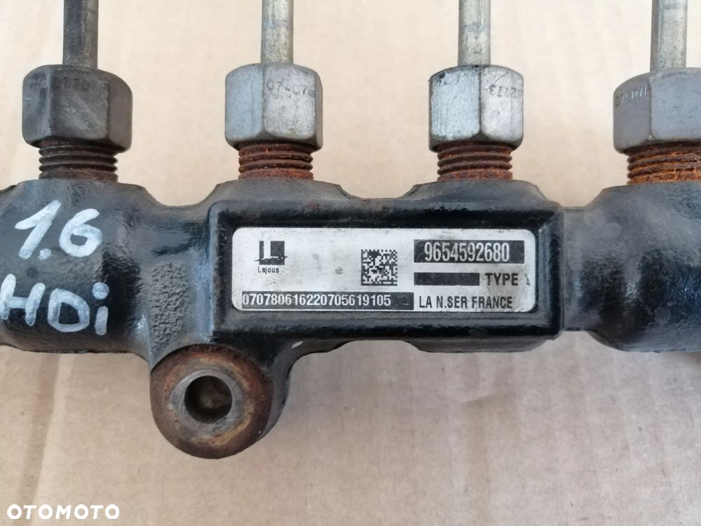 Citroen Peugeot Volvo Ford komplet wtryskiwaczy Bosch 0445110259 pompa 0445010102 listwa czujnik przewody komplet za 999zł - 5