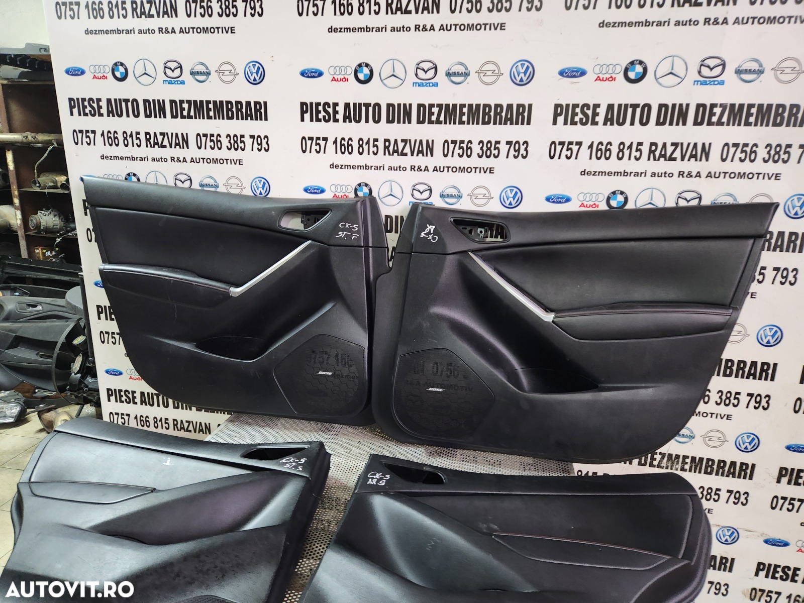 Fata Tapiterie Usa Stanga Dreapta Fata Spate Din Piele Mazda CX5 CX-5 2.2 Diesel Skyactive An 2013- - 2
