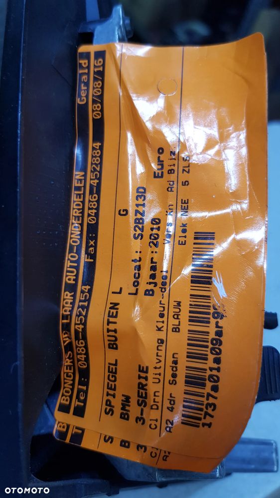 Bmw e90 e91 lift lusterko 5 pin - 3