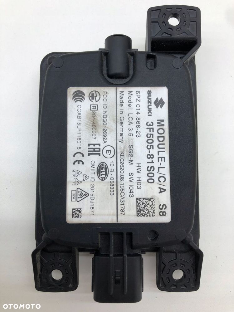 SUZUKI SWIFT SPORT MK8 CZUJNIK MARTWEGO POLA ASYSTENT RUCHU 3F505-81S00 - 1