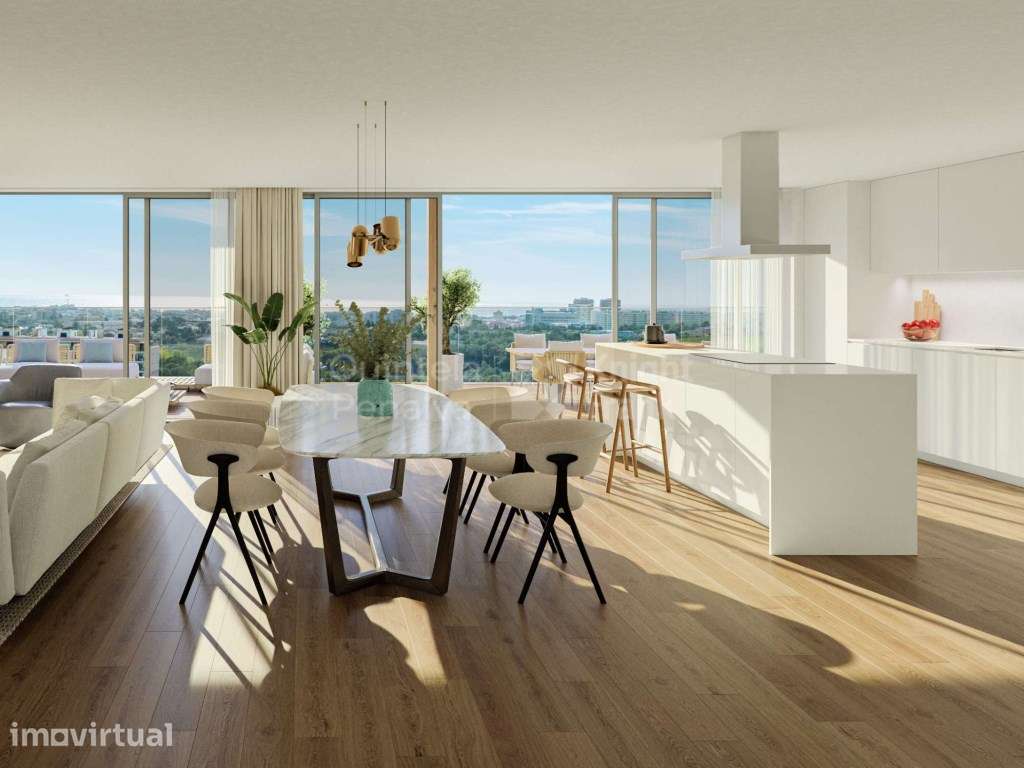 Penthouse T4 com terraço, vista mar e estacionamento em Oeiras - Grande imagem: 2/20