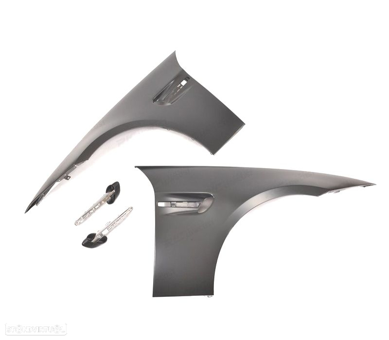 CONJUNTO DE GUARDA-LAMAS DIANTEIRO BMW E90 E91 05-12 LOOK M3 - 2