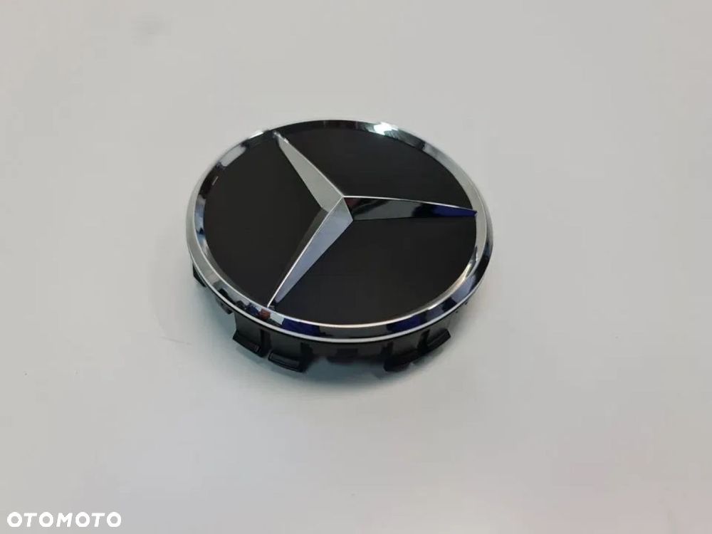NOWY ORYGINALNY DEKIELEK KAPSEL MERCEDES AMG czarny mat 75mm - 1