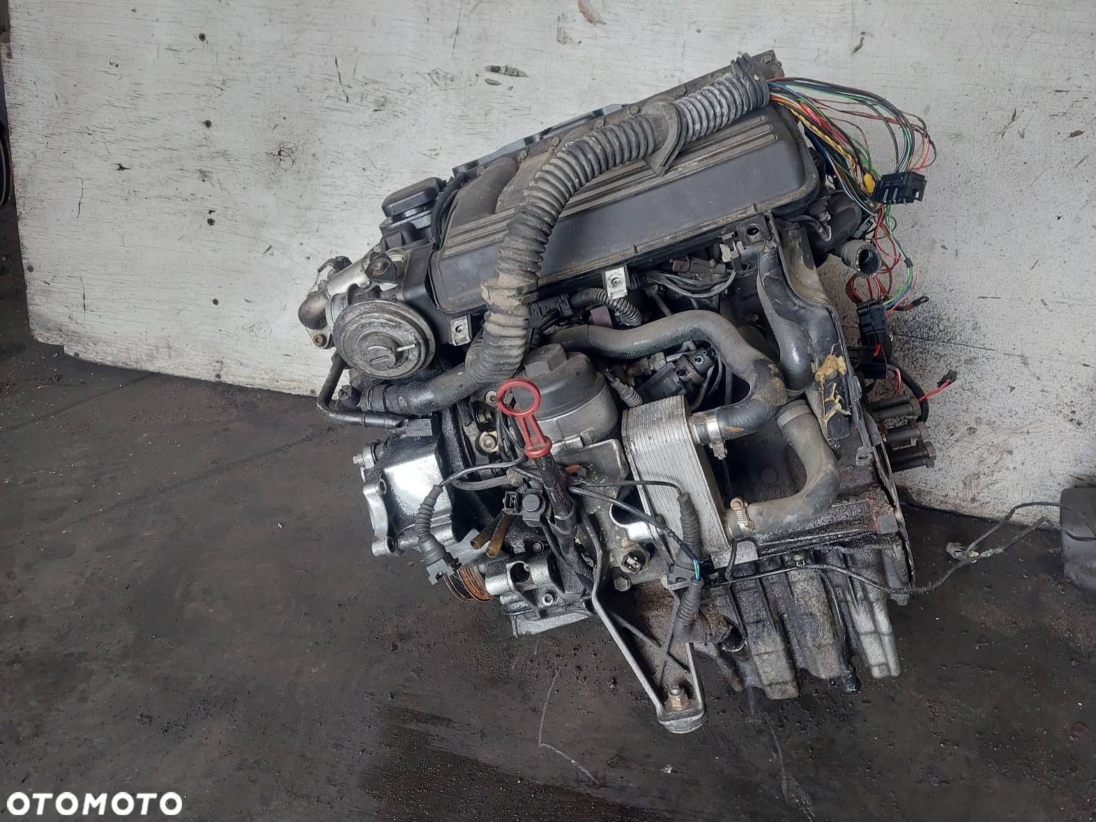 SILNIK DIESEL + POMPA WTRYSKI TURBO BMW E46 320D 2.0 D 136 KM M47D20 - 1