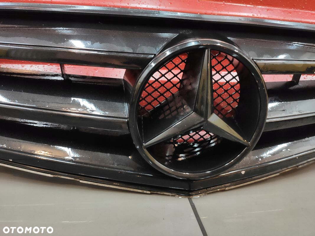 MERCEDES C-KLASA W204 LIFT GRILL ATRAPA KRATKA AMG CZARNA ORYGINAŁ - 4