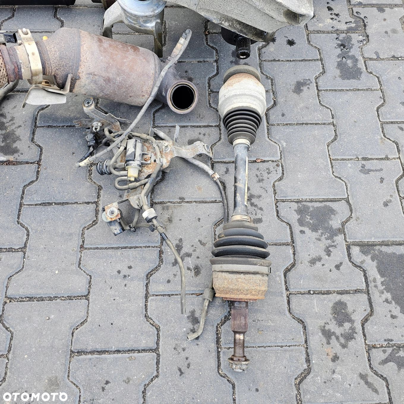 VW T5 LIFT 2.0 TDI LONG napęd skrzynia most reduktor półoś wał wydech 4x4 - 13