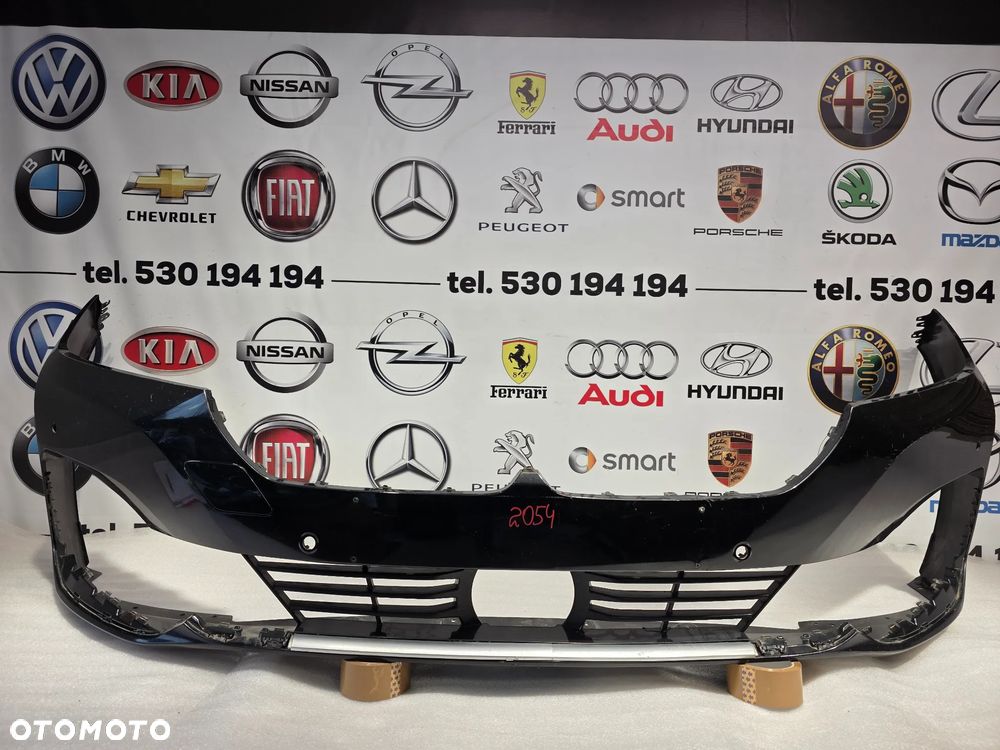 BMW G11 / G12 LIFT 19- ZDERZAK PRZEDNI PRZÓD NA 6xPDC + KRATKA ŚRODKOWA NR 51117475178 / 7475178 NR AUKCJI NZ2054 - 1