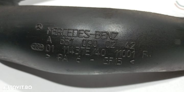 Tub intercooler A6510900242 2.2CDI Mercedes-Benz E-Class W212 [2009 - - 2