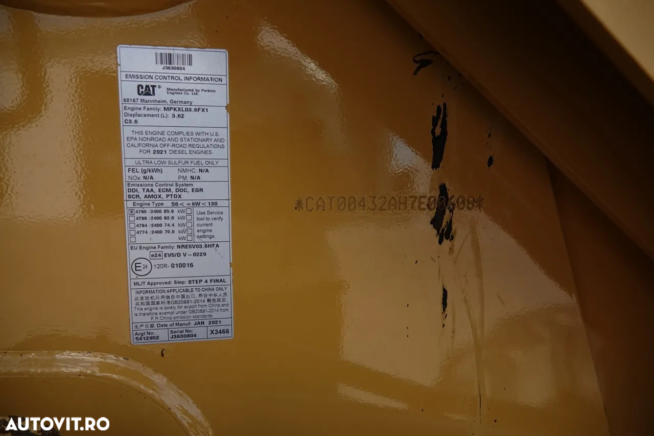 Cat 432 F / BULDOEXCAVATOR / 2020 / JOSTICK / 1.700 LUNI / SET CUPĂ - 36