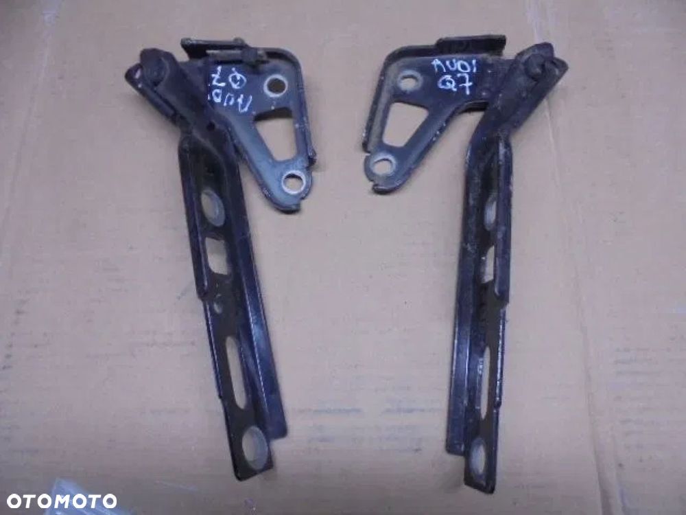 AUDI Q7 4L ZAWIAS MASKI LEWY PRAWY KOMPLET - 1