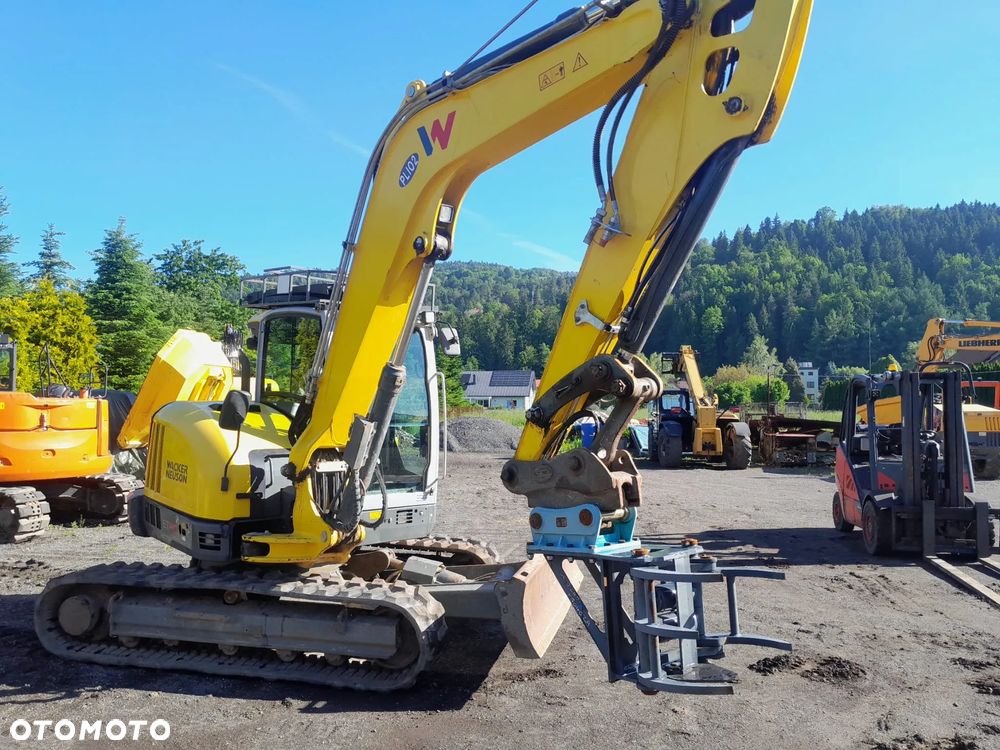 Hydrauliczna głowica ścinkowa 2 siłowniki nożyce do drzew chwytak do koparki - 1