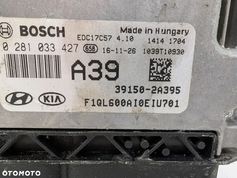 KIA SPORTAGE CRDI KOMPUTER STEROWNIK SILNIKA 39150-2A395 - 6