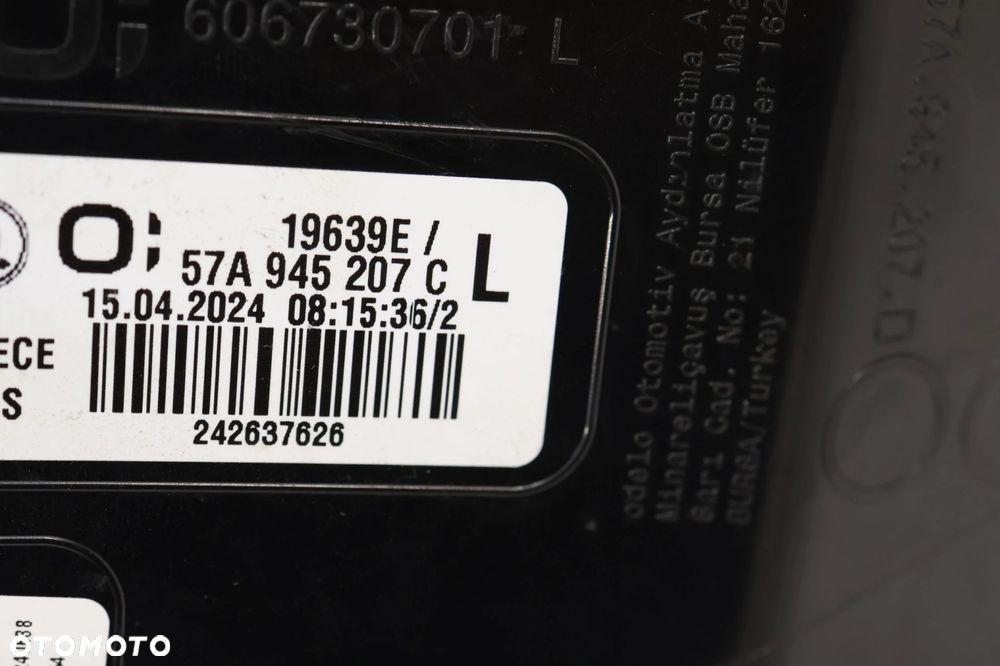 Skoda Karoq lampa tył lewa 57A945207C lift - 2