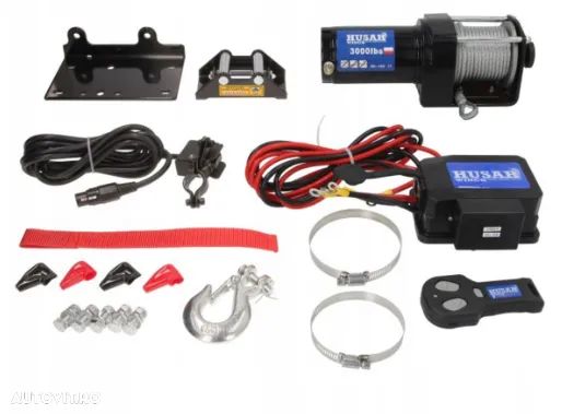 Troliu HUSAR WINCH 3000 Lbs (trage 1361 Kg) - 1