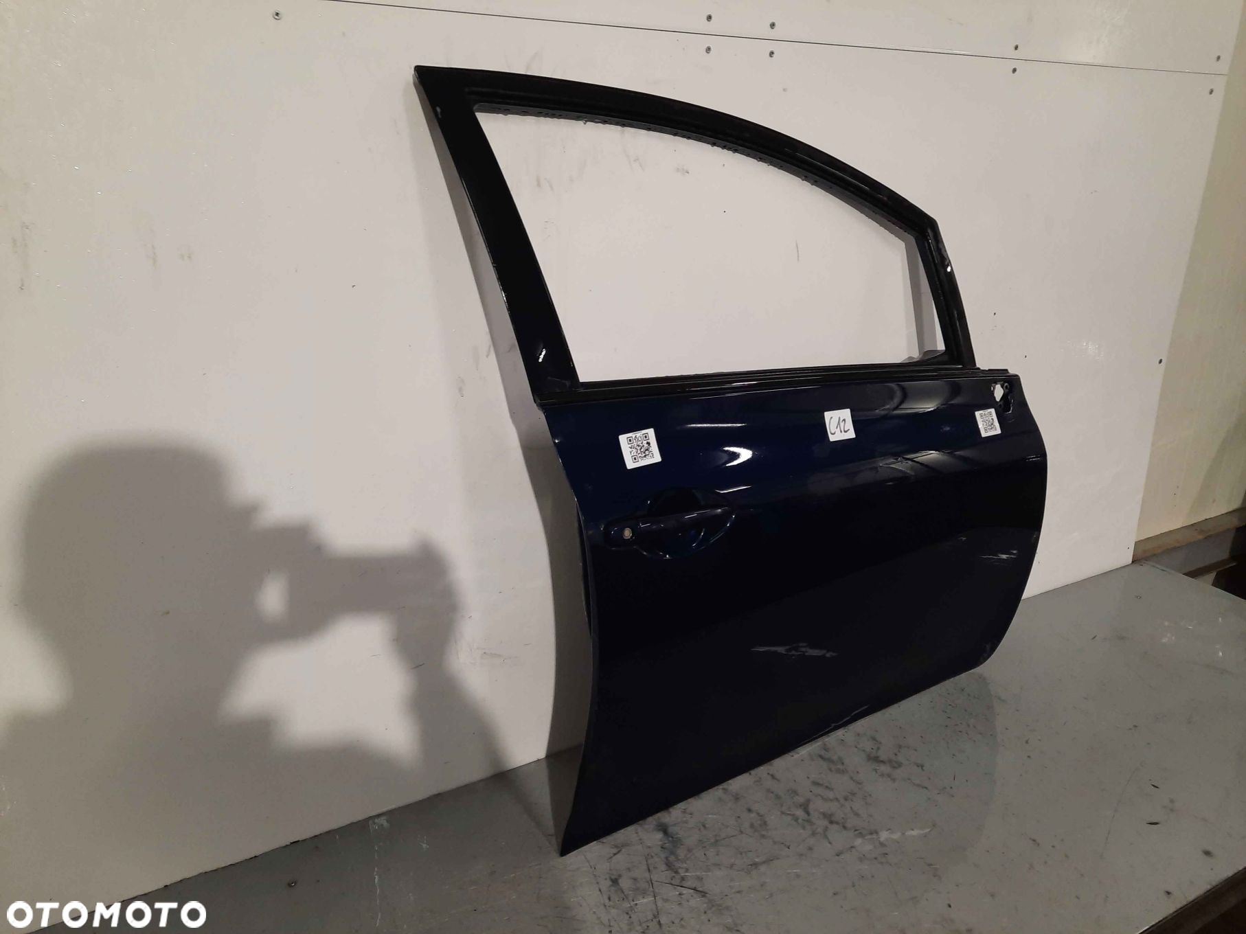 } DRZWI PRZÓD PRZEDNIE PRAWE TOYOTA AURIS I 1 8S6 GRANAT GRANATOWE 5D 5 DRZWI HB - 3