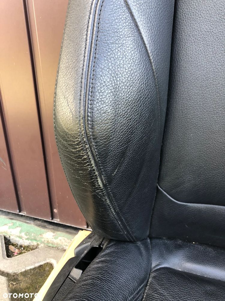 BMW F30 F31 F20 M-PAKIET GRZANE FOTEL LEWY PRAWY CZARNA SKÓRA - 5