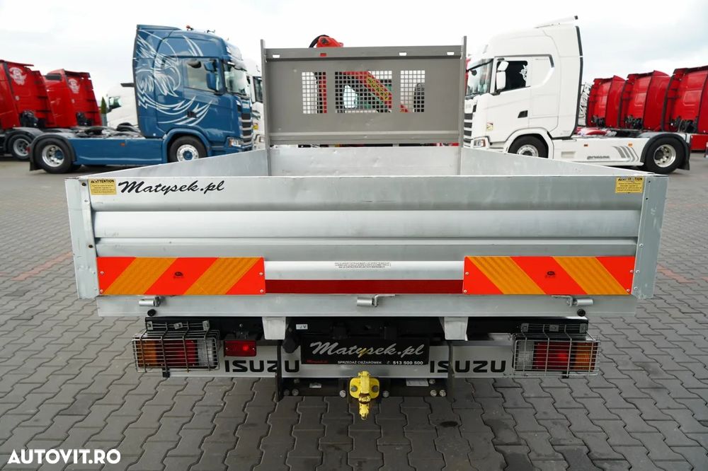 Isuzu M21 / 120 CP / 3,25 M TRANSMISIE / TWIN / + PALGINGER PK 2900 B / 990 KG CAPACITATE DE RIDICARE / ATINGERE 6,2 M / 2021 - 12