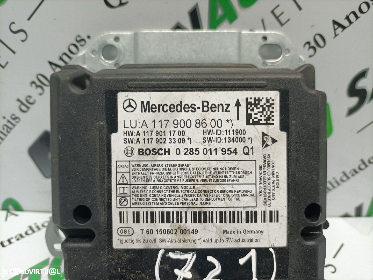 Centralina Airbags Mercedes-Benz A-Class (W176) - 2