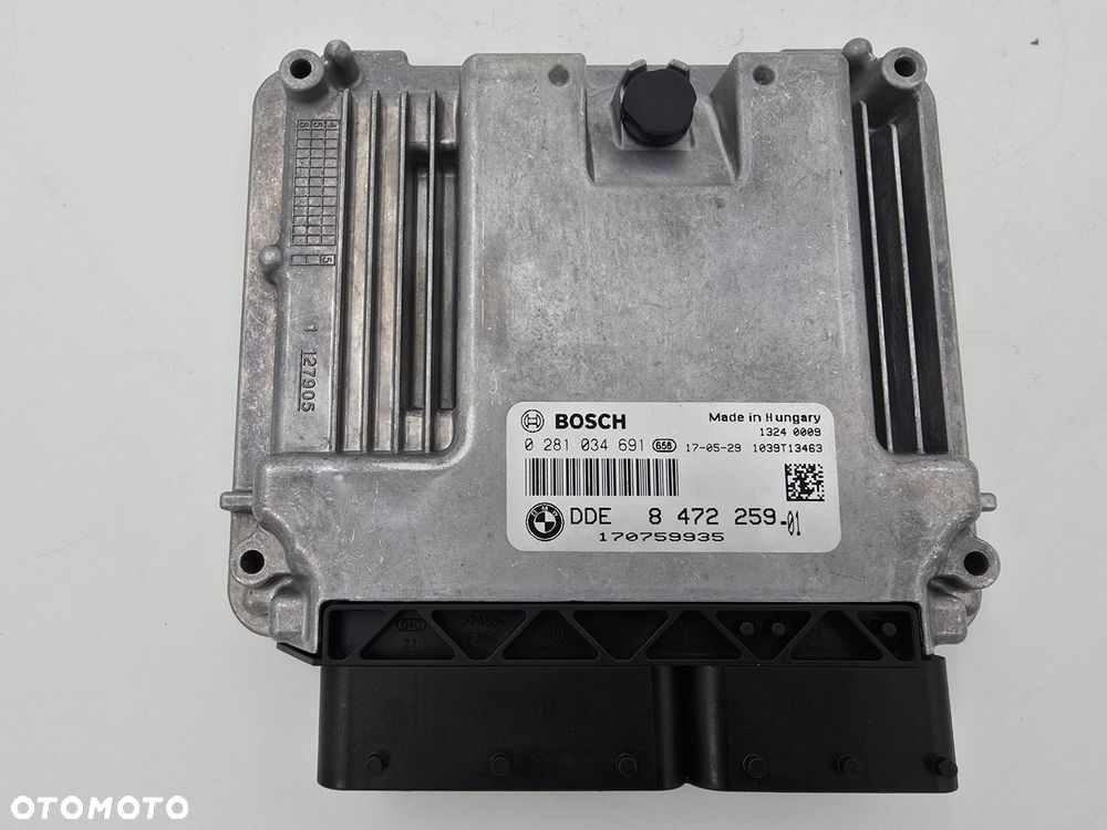 STEROWNIK SILNIKA KOMPUTER ECU BMW 8472259 DDE 0281034691 - 1