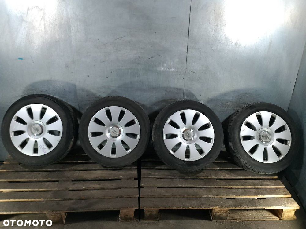 FELGI ALUMINIOWE KOMPLET 16 Z OPONAMI AUDI A4 B7 8E0601025AE 205/55 R16 - 1
