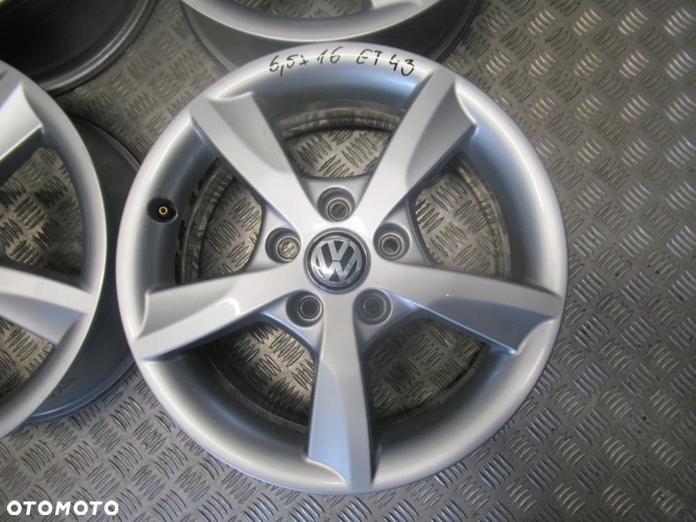 Felgi Vw Golf V VI VII Passat Tiguan Touran Caddy 6,5Jx16 et43 5x112 - 3