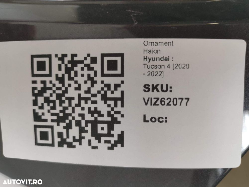 Ornament Haion Hyundai  Tucson 4 2020 2021 2022 2023 2024 Original In - 8