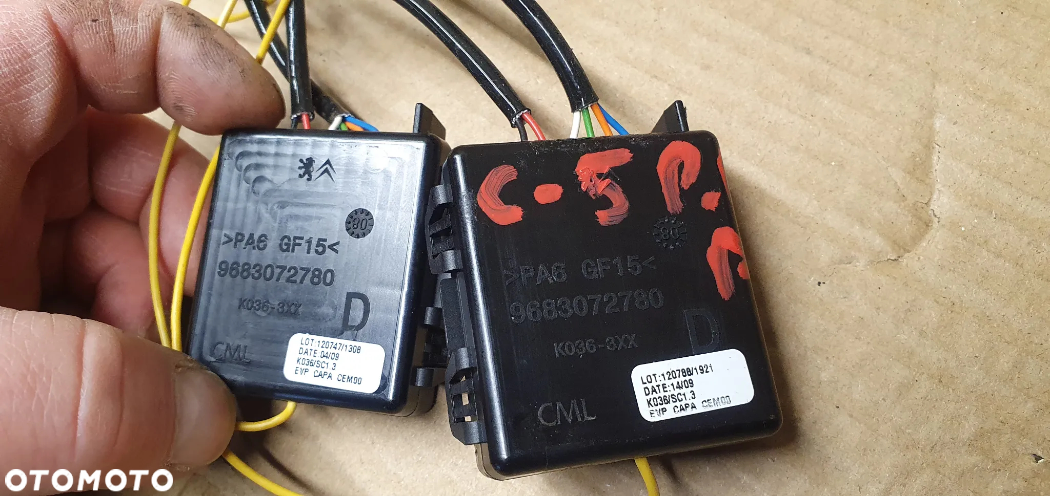 Moduł sterownik LED Citroen C5 III 9683072780 - 6