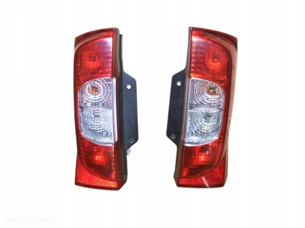 FIORINO QUBO NEMO BIPPER LAMPA TYŁ TYLNA prawa lewa + WKŁAD LAMPY - CAŁA