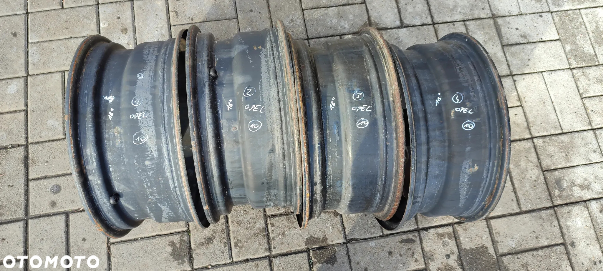 FELGI STRUKTURALNE 6,5Jx16 CALI ET39 5X110 OPEL ASTRA ZAFIRA MERIVA B KOMPLET - 9