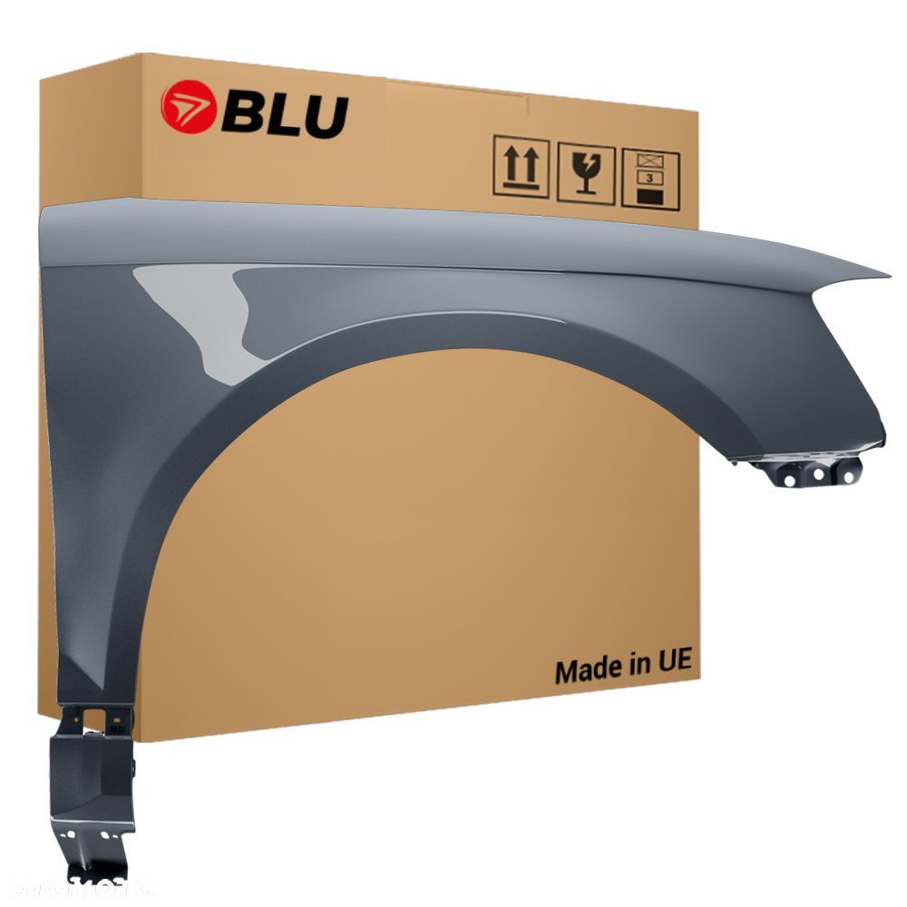 BLU Błotnik AUDI A3 8P lift LX7Z prawy szary 08-12 przód DelphinGrau - 1