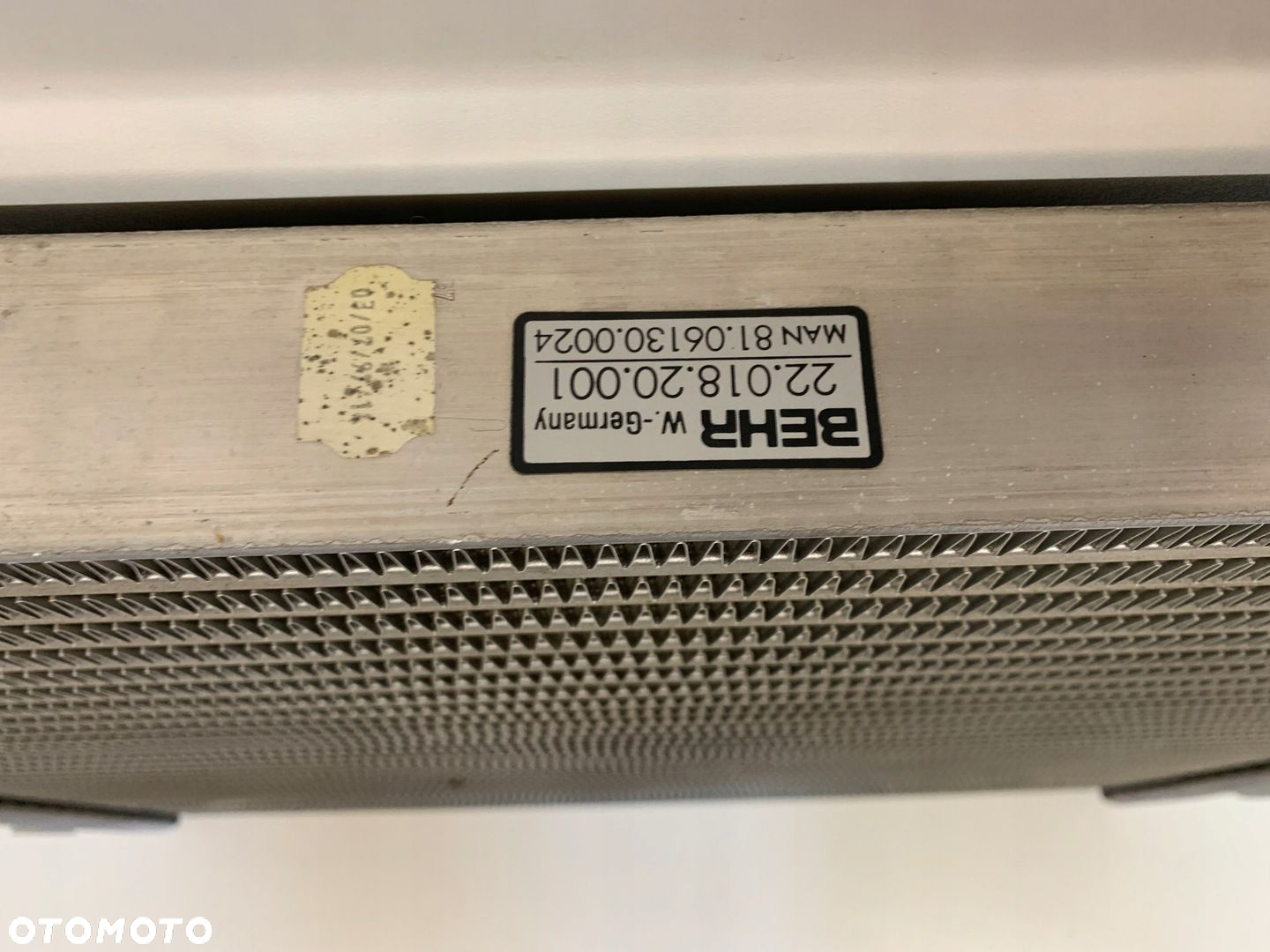 CHŁODNICA INTERCOOLER MAN F90 F 90 F2000 F 2000 - 2