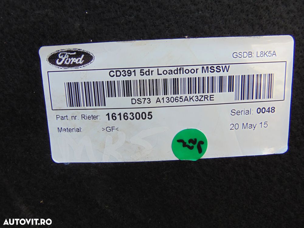 Mocheta Portbagaj Ford Mondeo Mk5 hatchback - 4