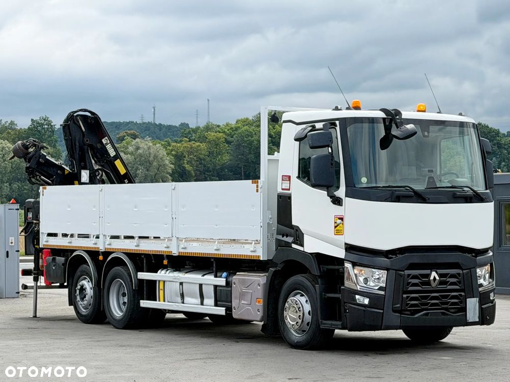 Renault T 380 * SKRZYNIA 6,80 m * HIAB 144 BS - 2 HIDUO + PILOT * STAN BDB - 3